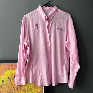 Columbia PFG long sleeve breast cancer shirt